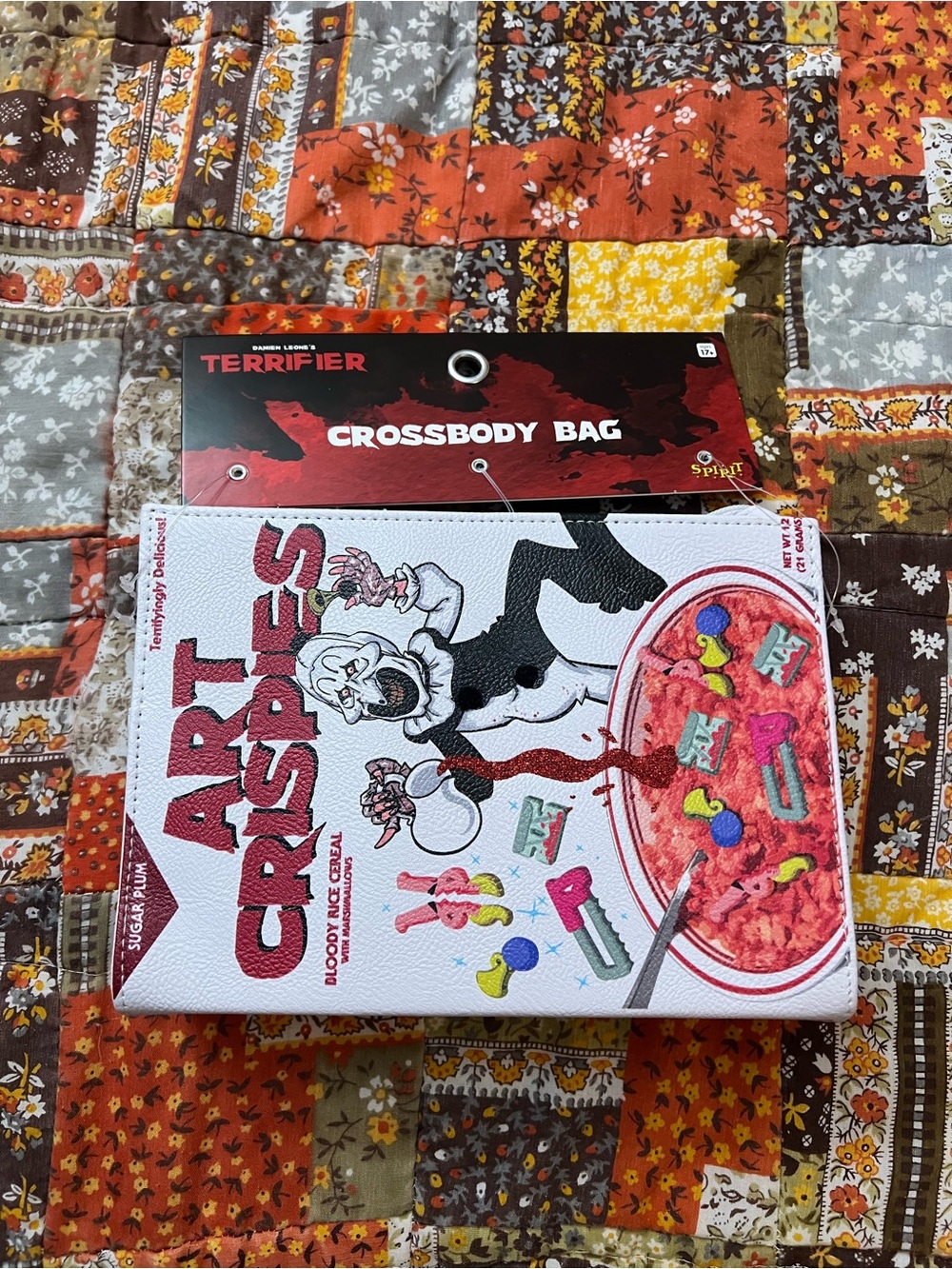 'Art Crispies' Crossbody Bag